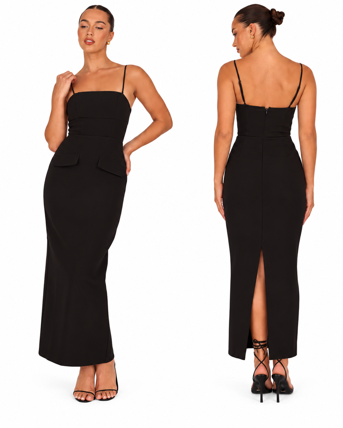 The Sloane Black Maxi Dress
