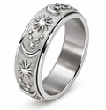 Anxiety Spinner Ring | Silver