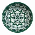 Emerald Oasis Mandala Decorative Bowl