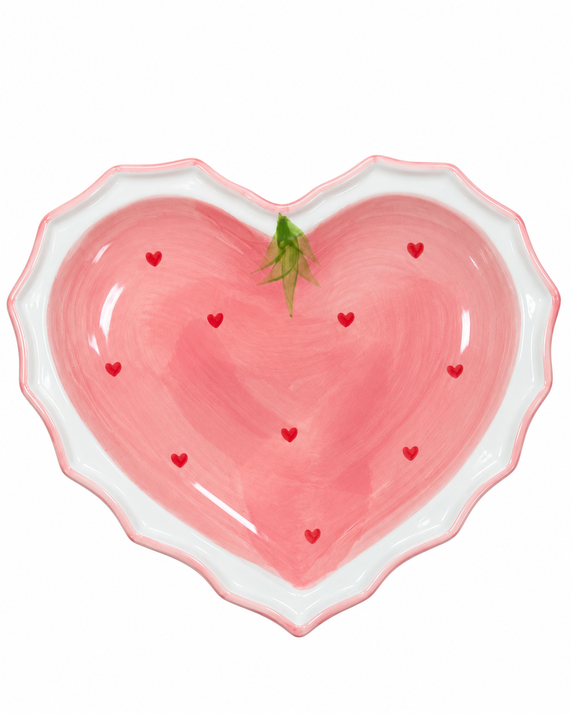 Berry Sweet Strawberry Ceramic Trinket Dish | 20cm x 20cm