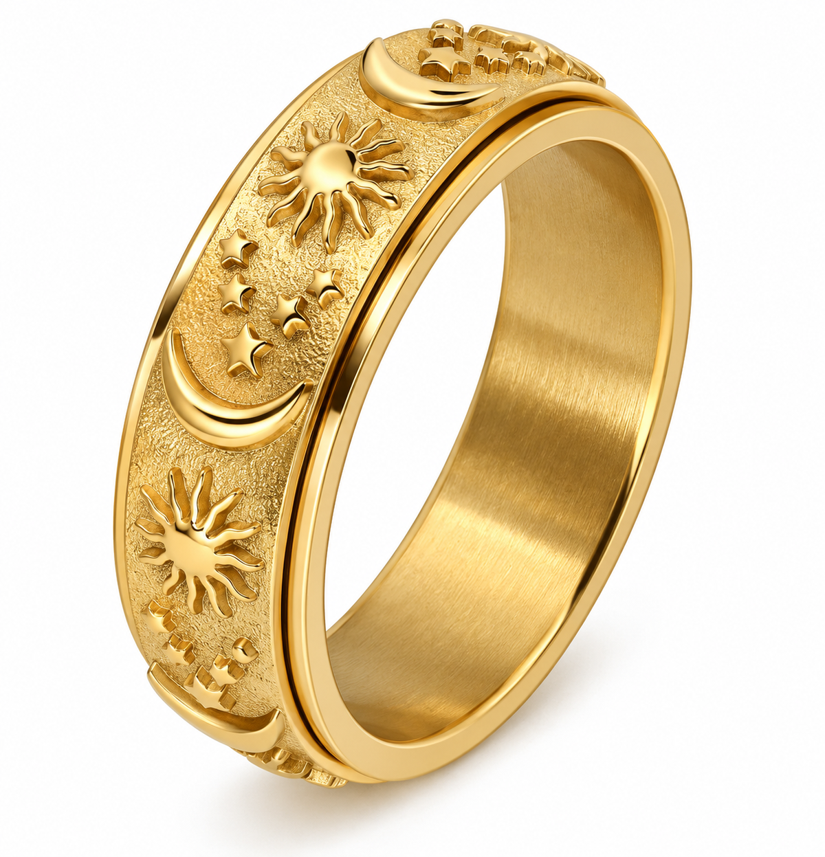 Anxiety Spinner Ring | 18K Gold Plated