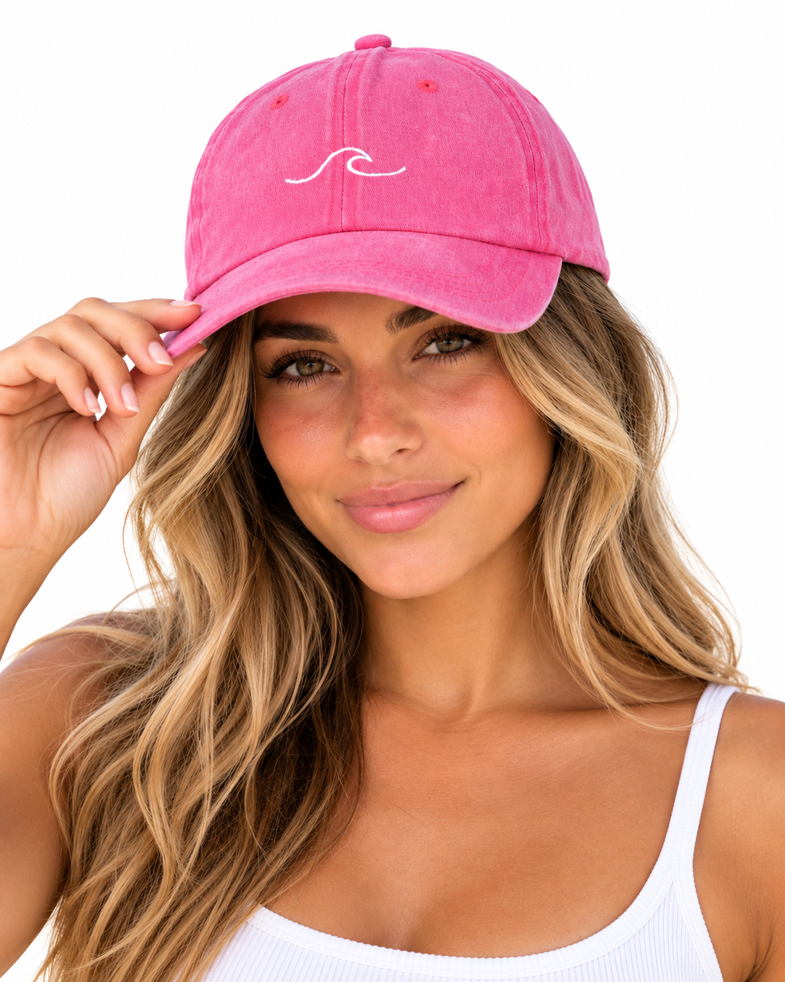 The Coastal Wave Cap – Washed Pink