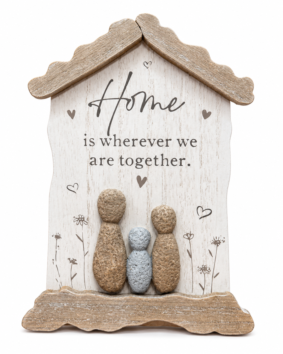 Together Is Home – Pebble Family Ornament