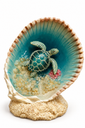 Ocean Treasures Sea Turtle Shell Ornament