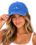 The Coastal Wave Cap – Washed Ocean Blue