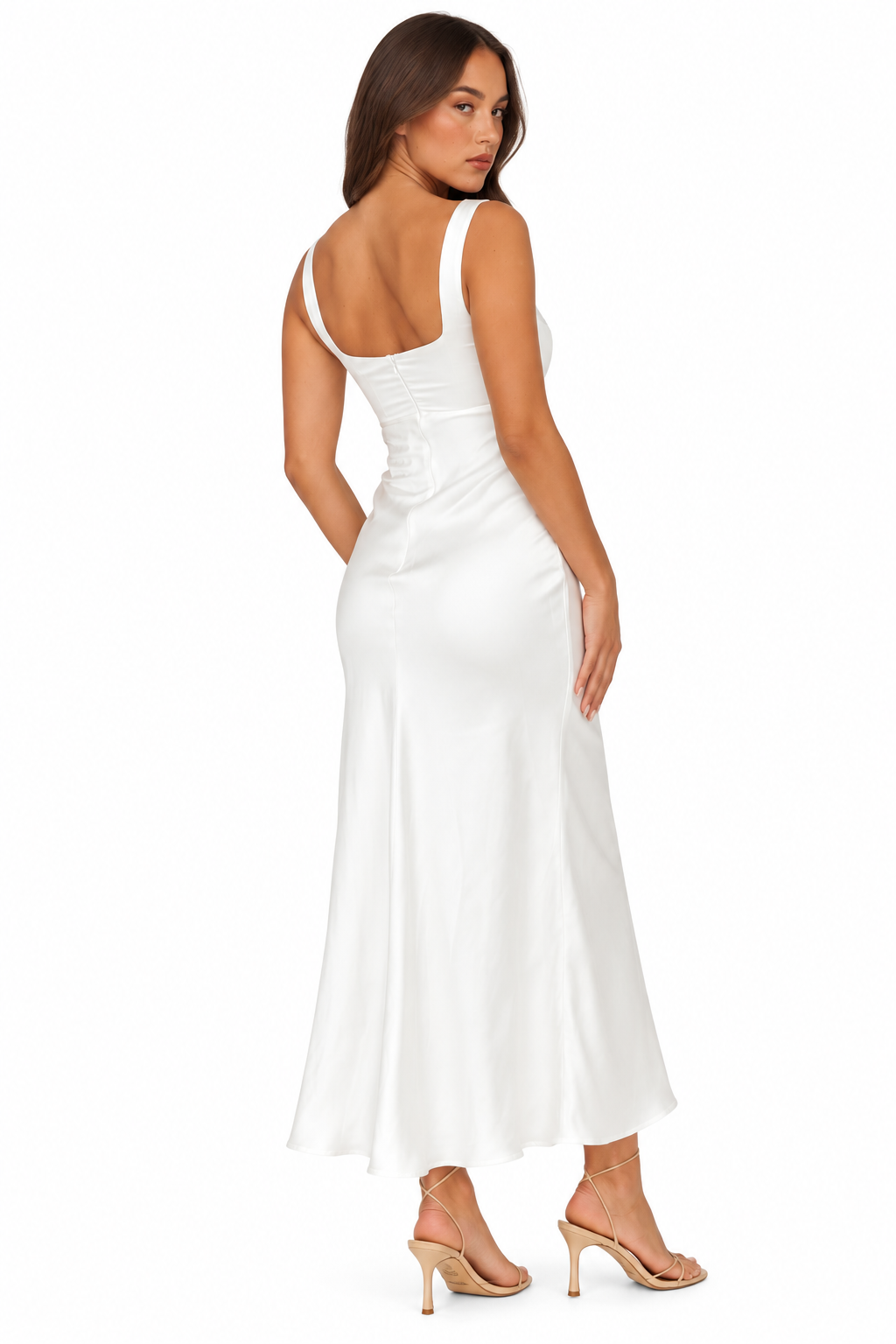 Amara Sweetheart Maxi Dress | Ivory