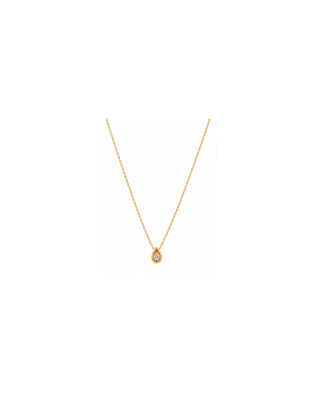 Aurelia Teardrop Necklace | 18K Gold Plated