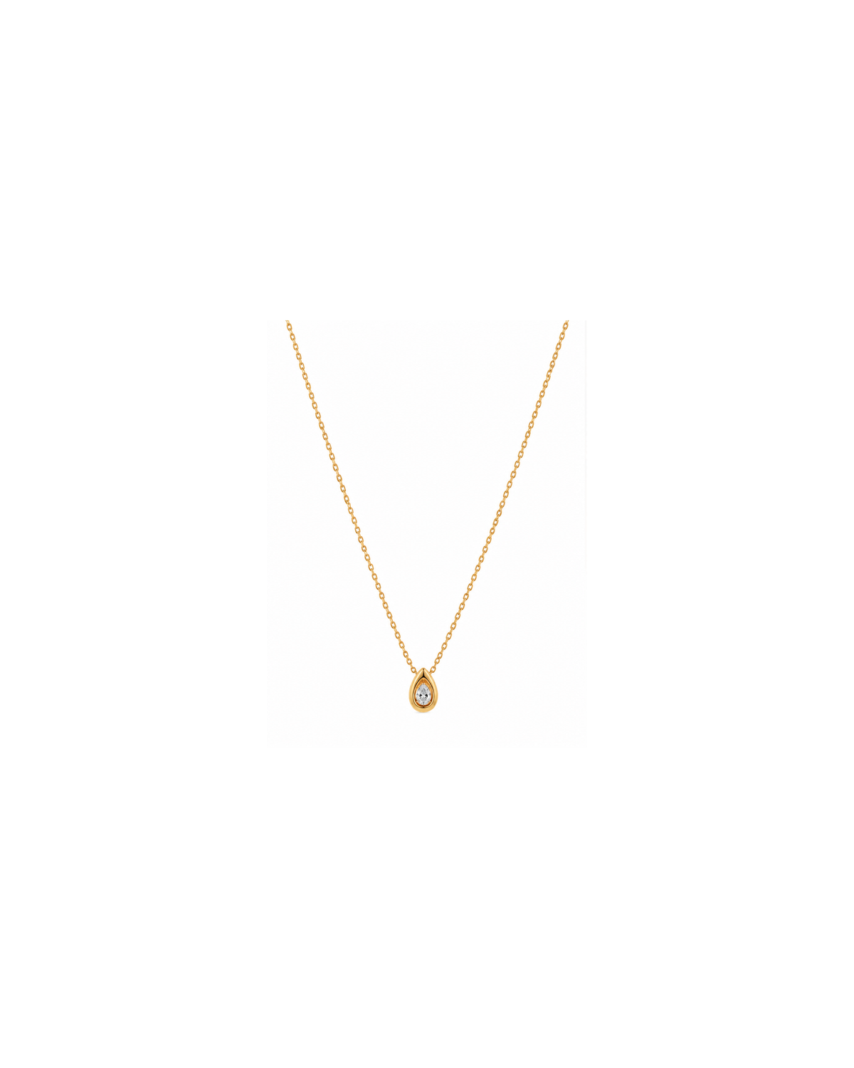 Aurelia Teardrop Necklace | 18K Gold Plated